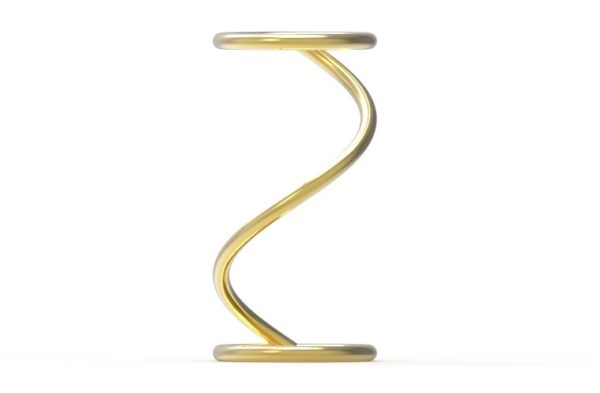 ELIX GOLD UMBRELLA STAND - Image 3