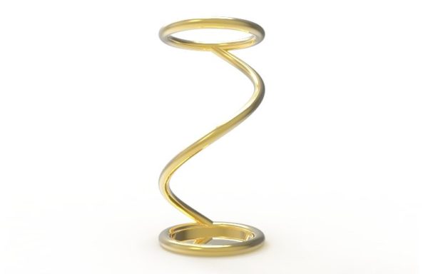 ELIX GOLD UMBRELLA STAND - Image 4